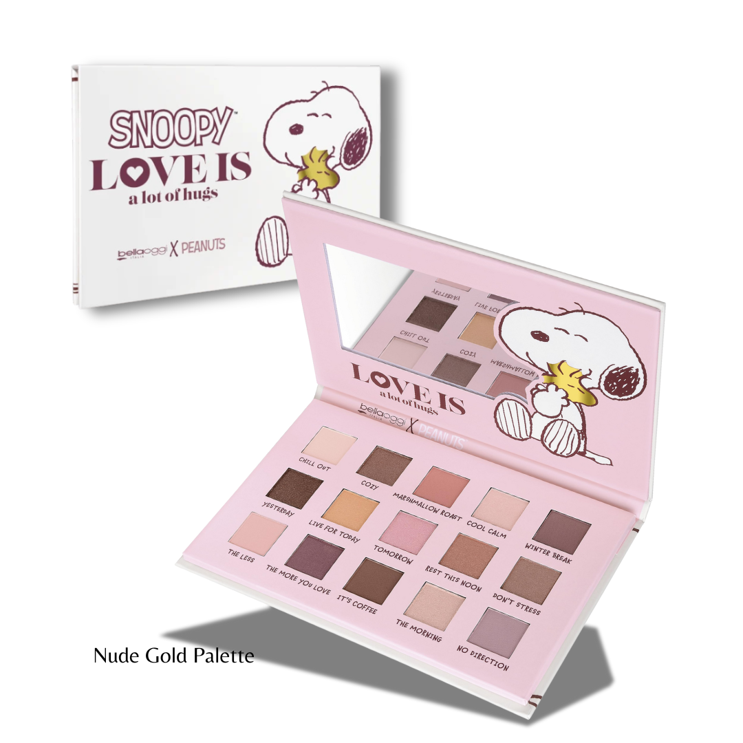 SNOOPY LOVE IS - BELLAOOGI x PEANUTS 15 COLOR EYESHADOW 1pz