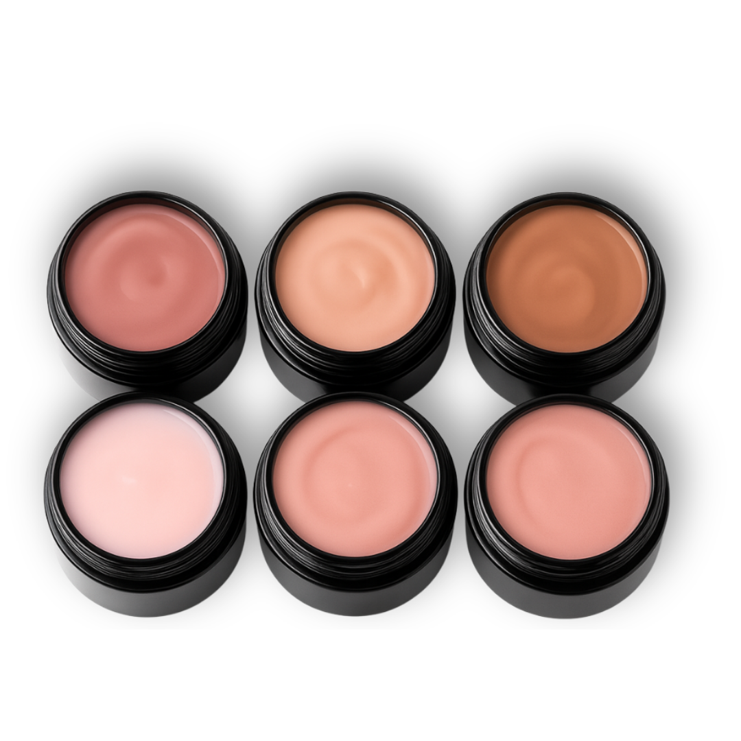 DUCA NAILS PRO LINE KIT NATURAL 6PZ ACRYGEL 15GR