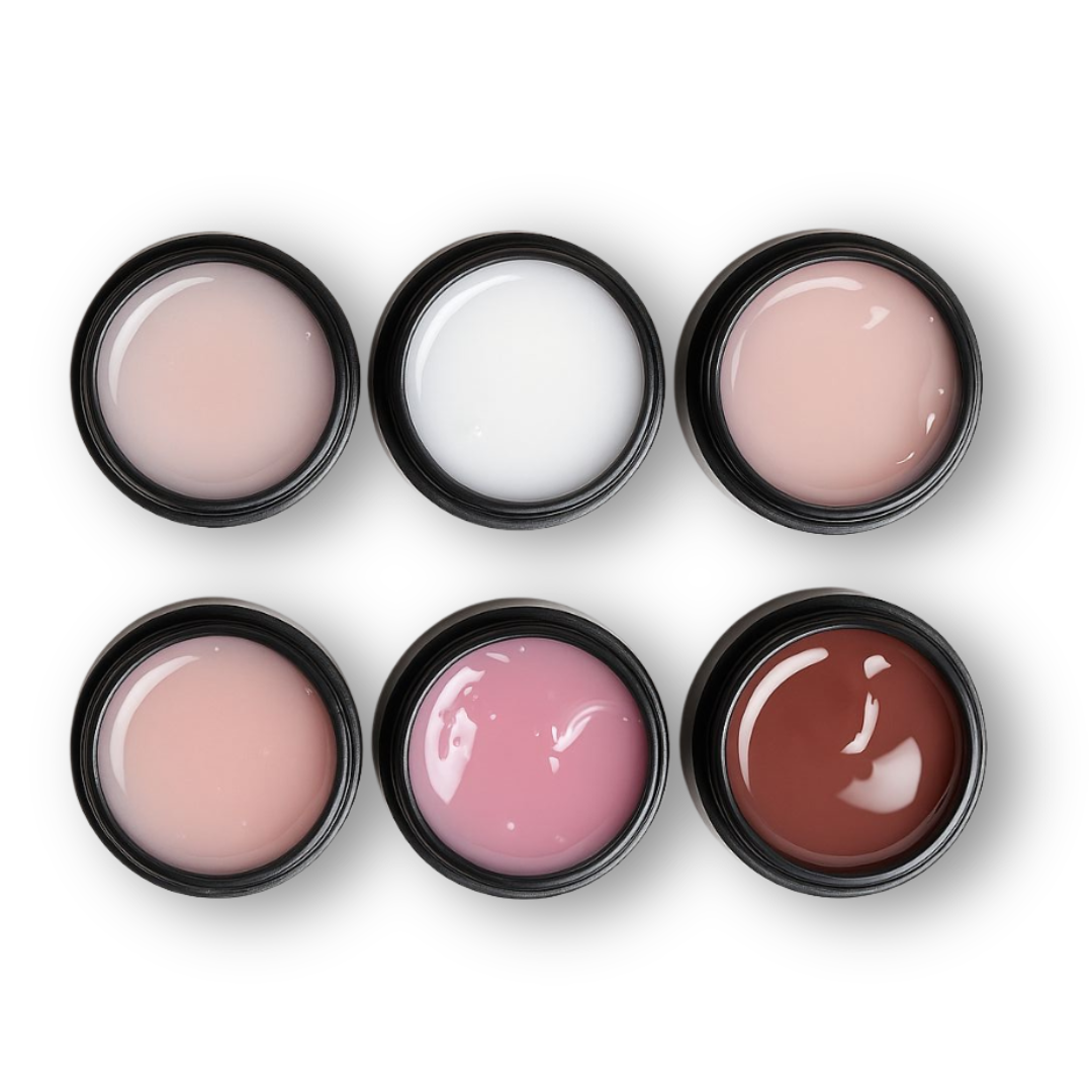 DUCA NAILS PRO LINE KIT MILKY 6PZ ACRYGEL 15GR