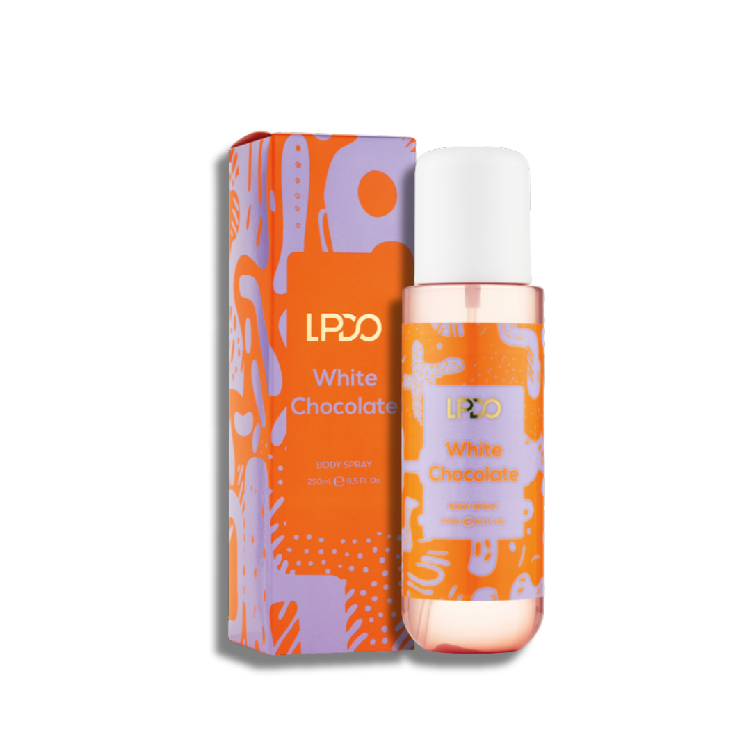 LPDO BODY SPRAY WHITE CHOCOLATE 250ML