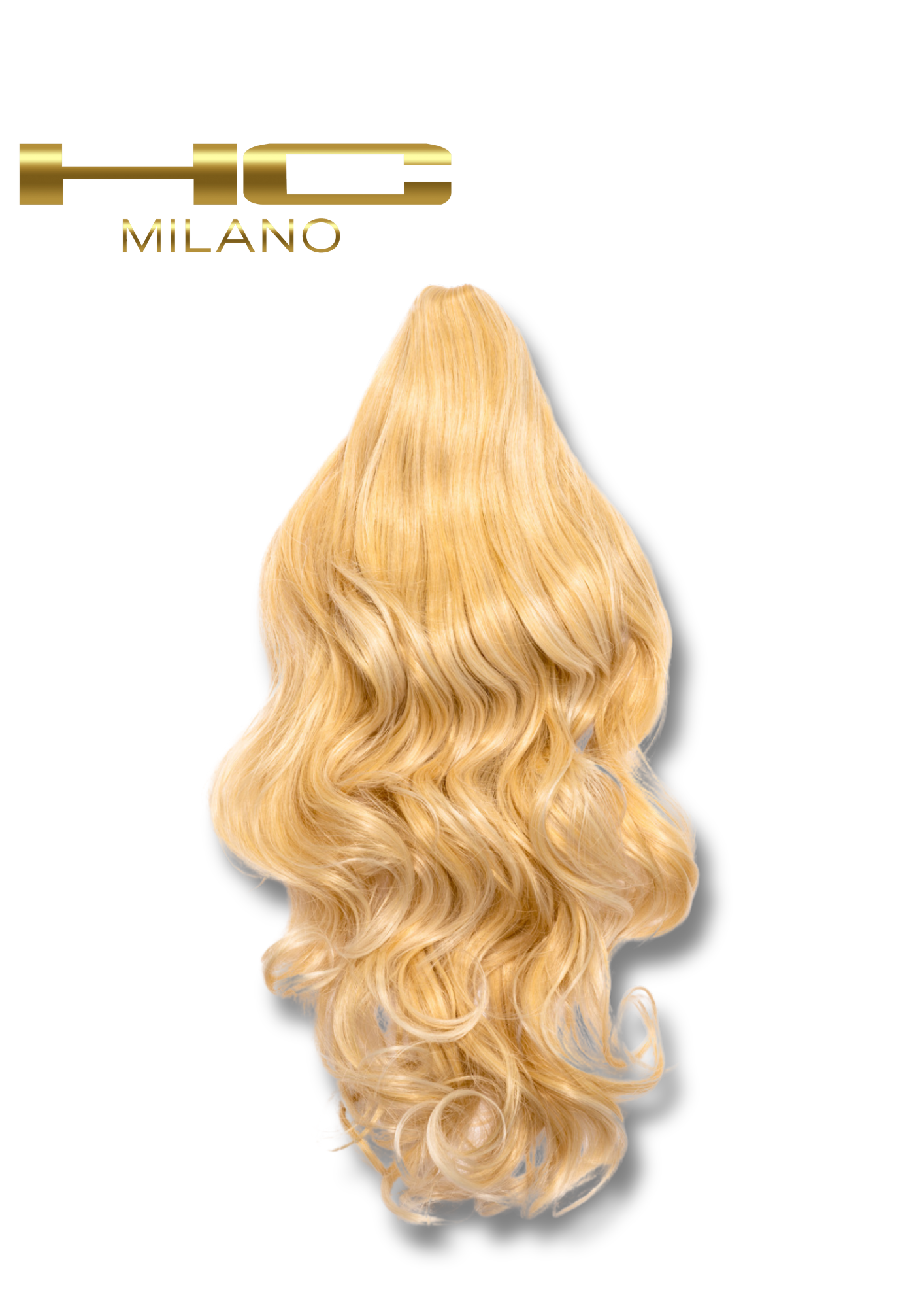 HC MILANO CODA MOSSA VIVIANA CON PINZA 55CM