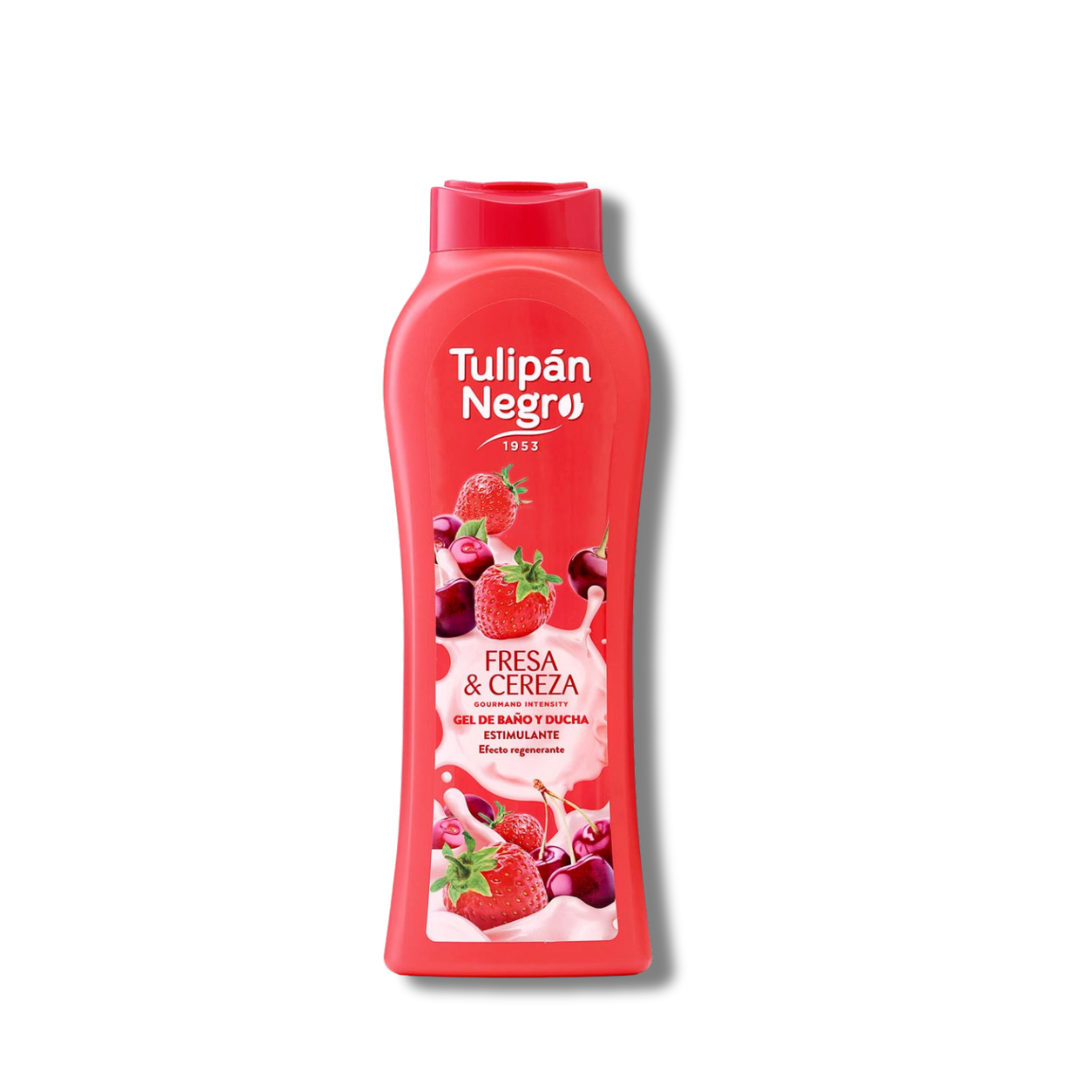TULIPAN NEGRO BAGNO DOCCIA FRAGOLA E CILIEGIA 600ML