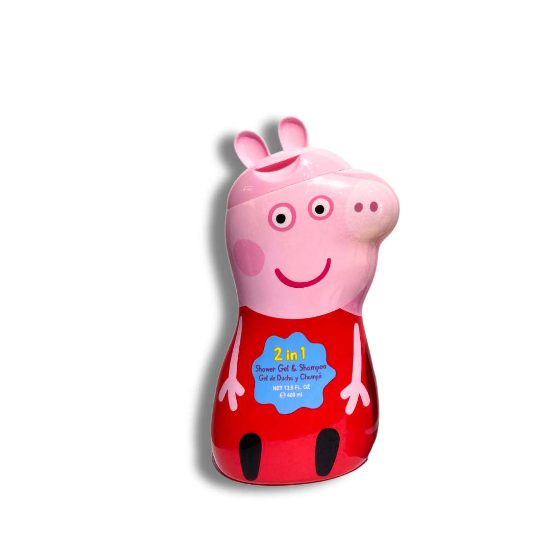 PEPPA PIG BOX SHAMPOO DOCCIA, BOLLE DI SAPONE E SPUGNA