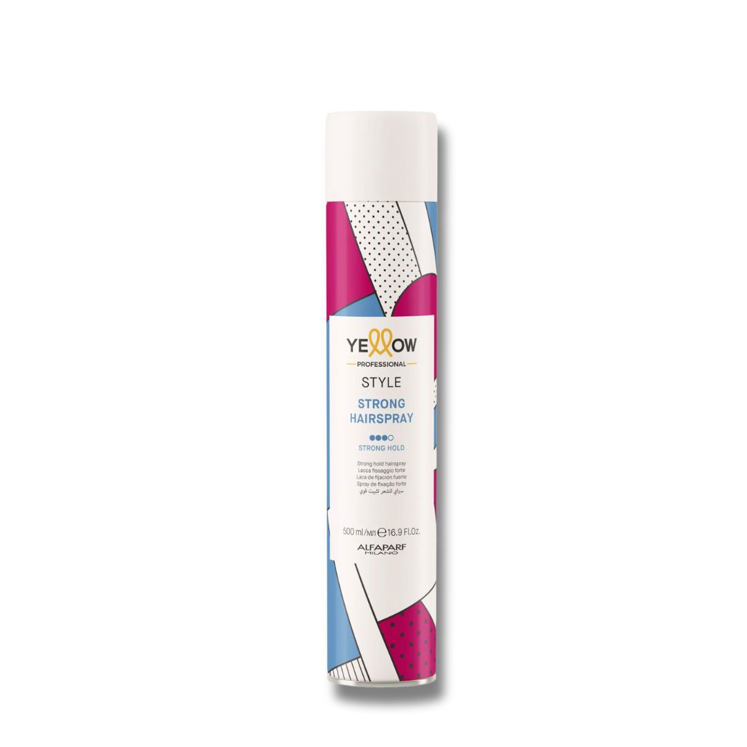 YELLOW PROFESSIONAL STYLE STRONG HAIRSPRAY 500ML