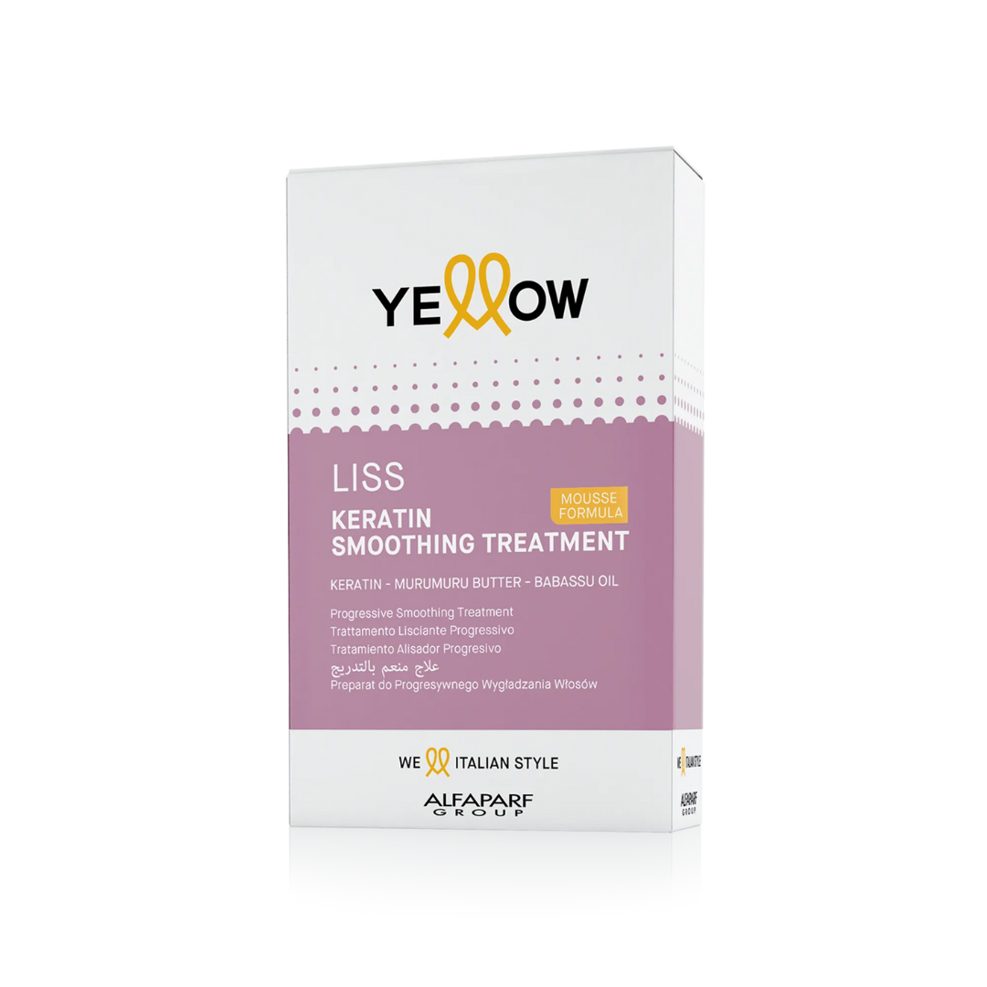 YELLOW PROFESSIONAL LISS-KERATIN SMOOTHING TREATMENT KIT