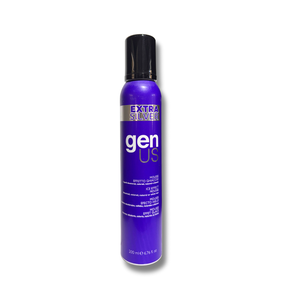 GENUS EXTRA SILVER - EFFETTO GHIACCIO MOUSSE 200ML