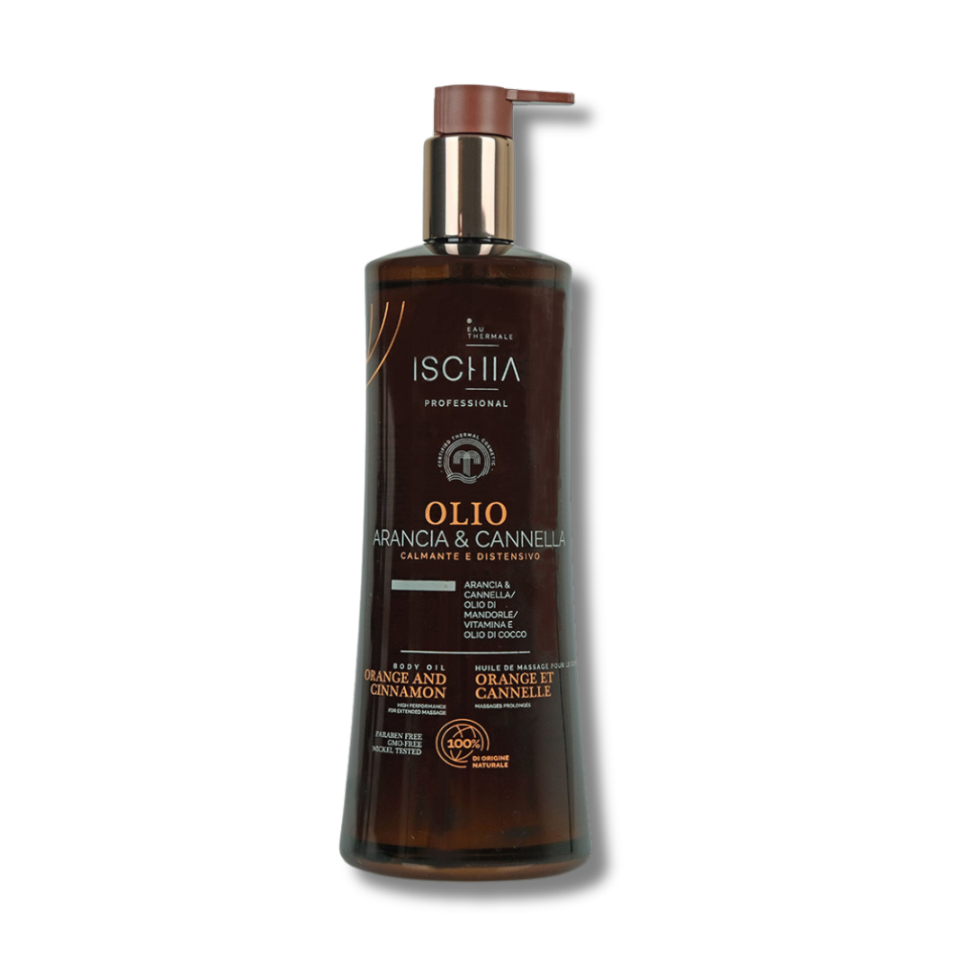 SALI DI ISCHIA OLIO DA MASSAGGIO ARANCIA E CANNELLA 500ML