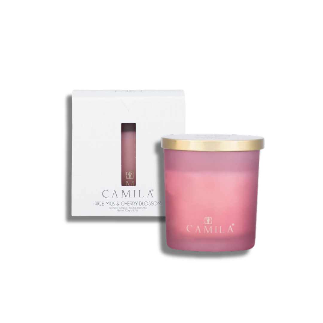 CAMILA CANDELA RICE MILK & CHERRY BLOSSOM 140GR