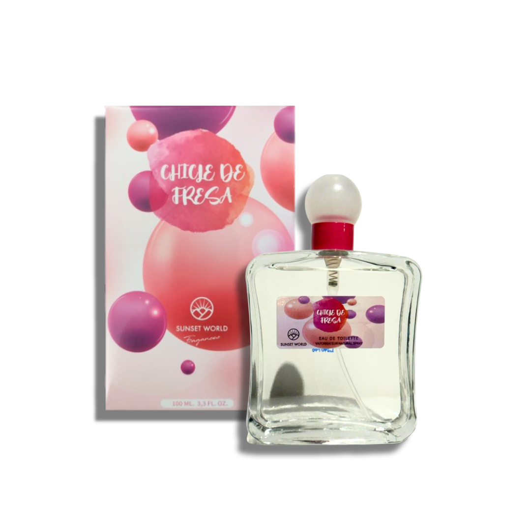 SUNSET WORLD CHICLE DE FRESA EAU DE TOILETTE POUR FEMME 100ML