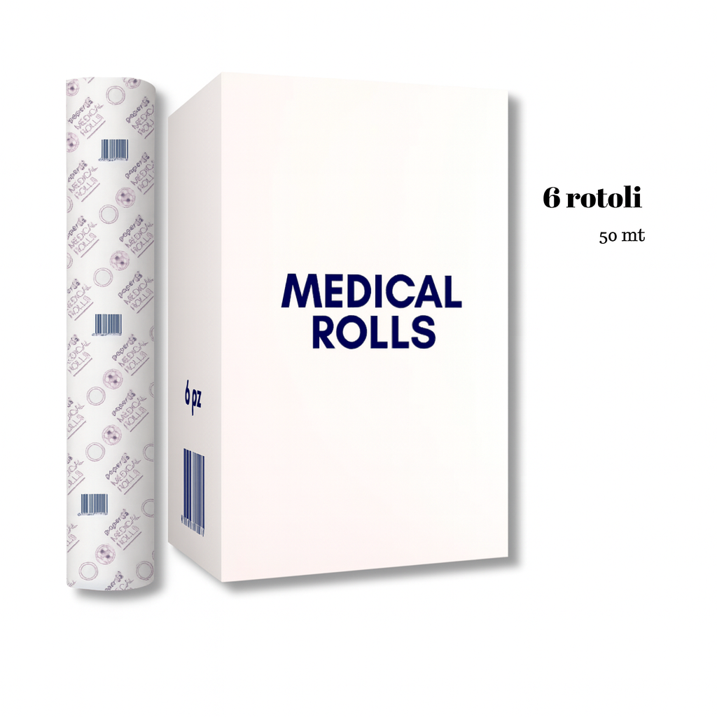 CARTONE DI 6 ROTOLI LETTINO 50MT - MEDICAL ROLLS