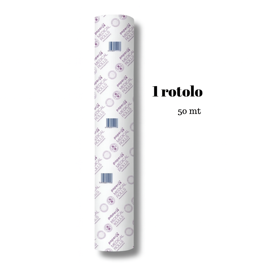 ROTOLO CARTA LETTINO 50MT - MEDICAL ROLLS