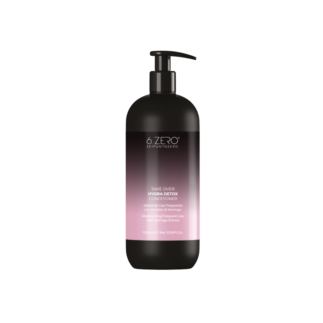 6.ZERO TAKE OVER HYDRA DETOX - CONDITIONER IDRATANTE PER USO FREQUENTE 1000ML/200ML