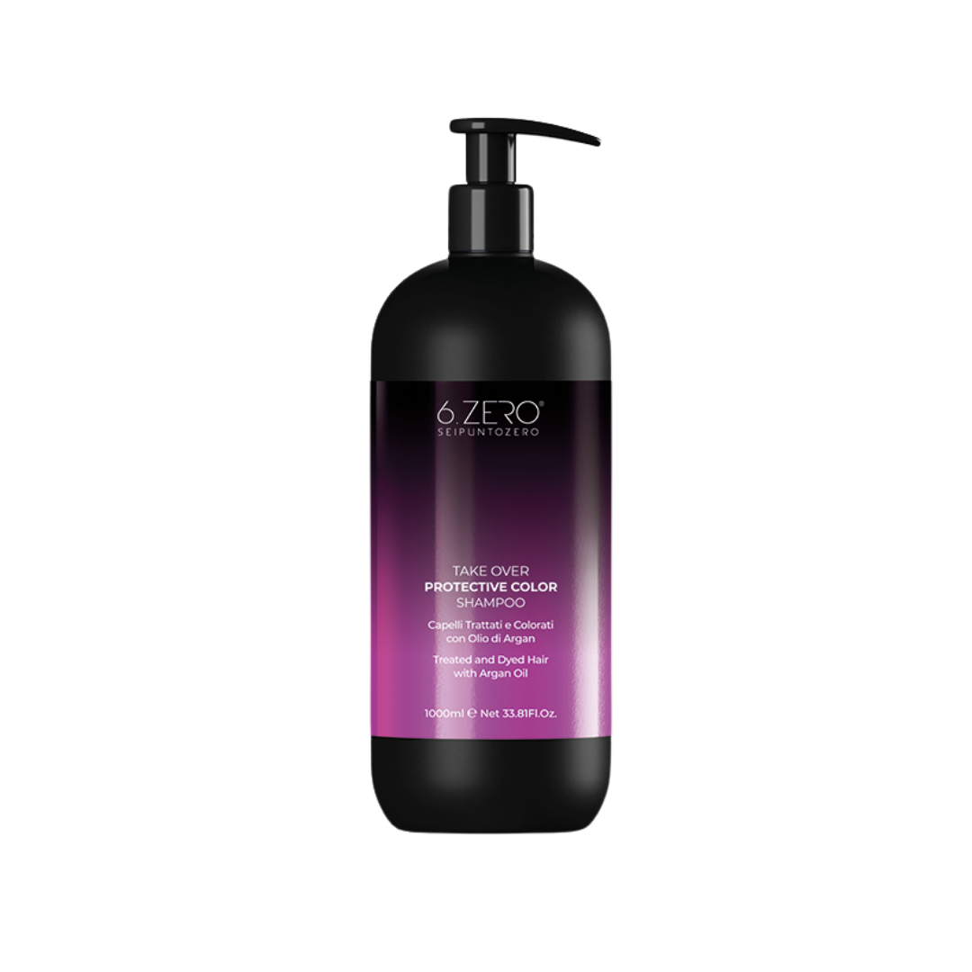 6.ZERO TAKE OVER PROTECTIVE COLOR - SHAMPOO PER CAPELLI TRATTATI E COLORATI 1000ML/300ML