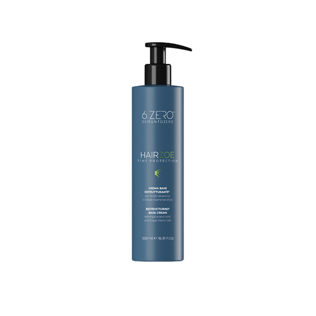 6.ZERO HAIRZOE - CREMA BASE RISTRUTTURANTE 500ML