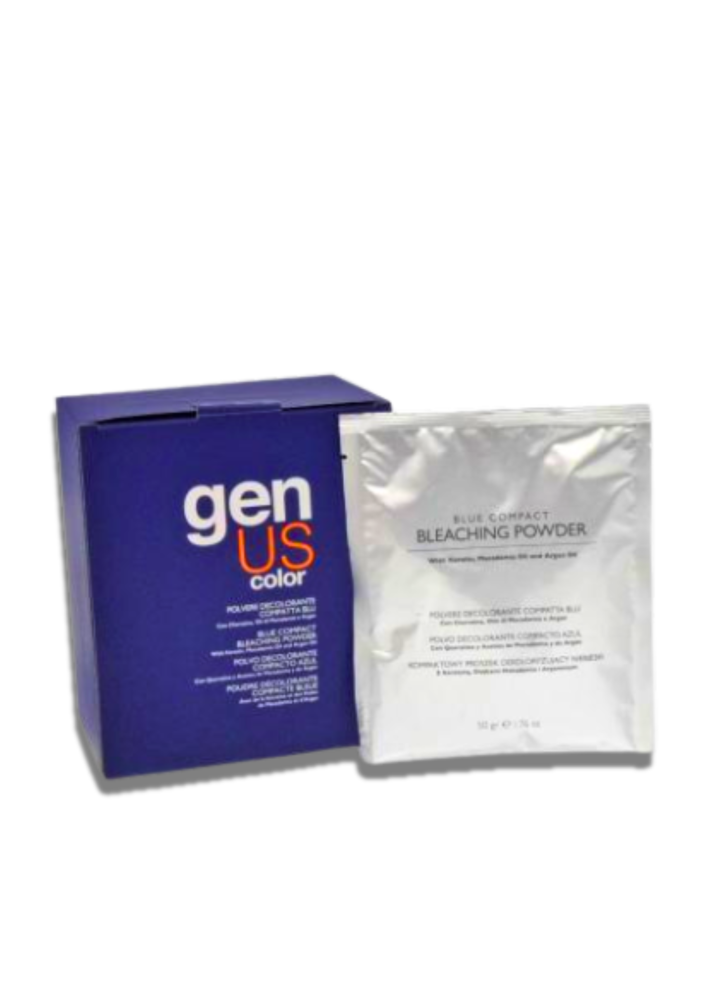 GENUS POLVERE DECOLORANTE COMPATTA BLU 8 BUSTINE DA 50GR - Essence Beauty&Hair