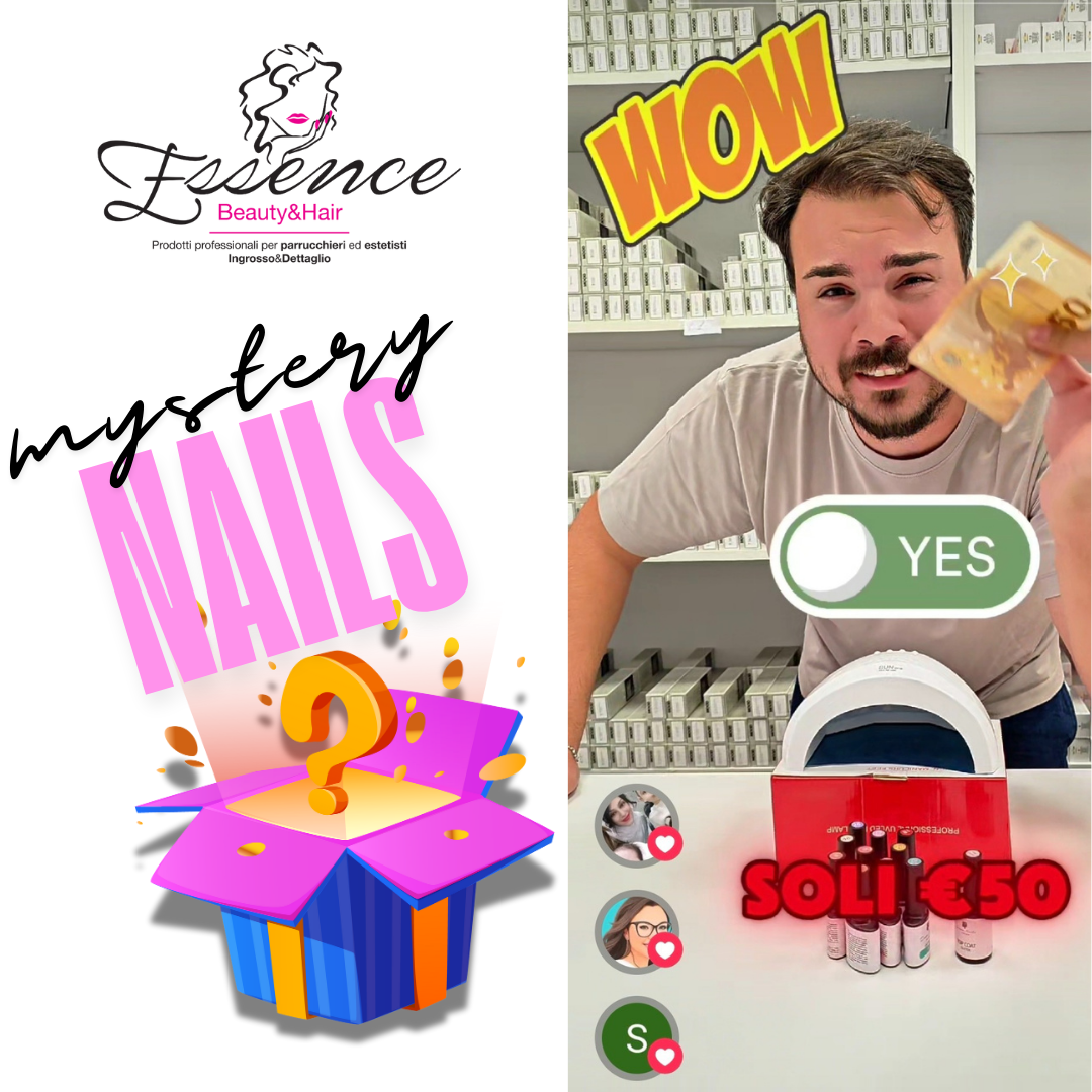 "Mystery Nails Box - 10 Semipermanenti + Lampada SUN One + Prodotto Sorpresa! Spedizione Gratuita"
