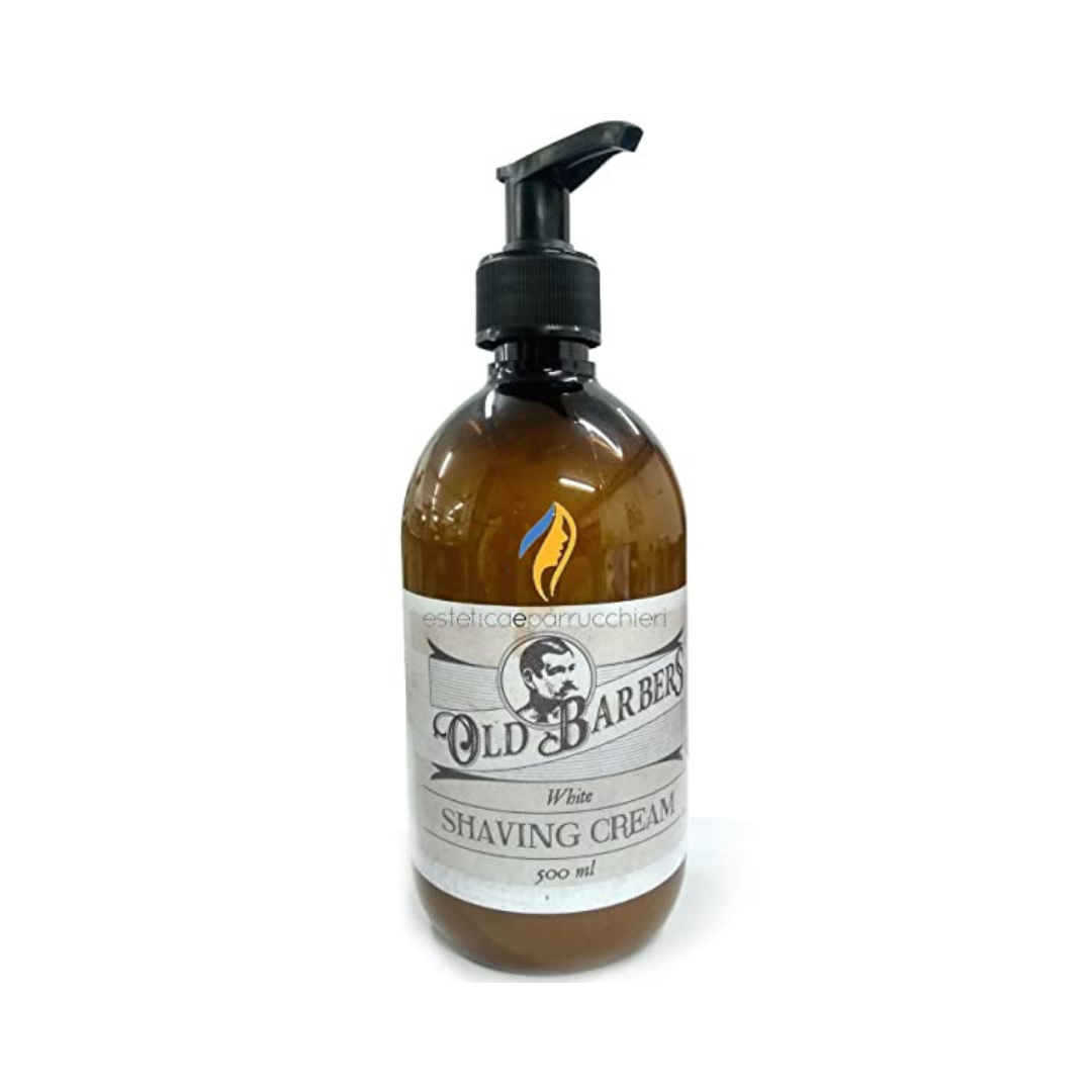 OLD BARBERS SHAVING CREAM WHITE 500ML - Essence Beauty&Hair
